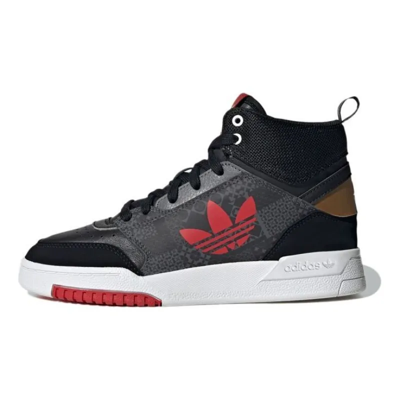 (GS) Adidas Originals Drop Step Shoes 'Black Red White' GX6353 sold by KicksCrew