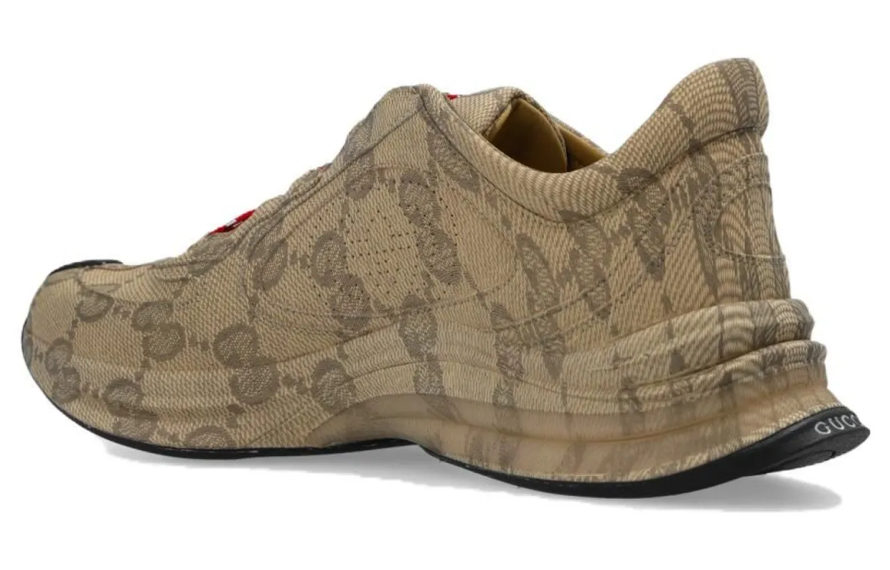 Gucci Run Sneaker 'Beige Ebony Monogram' 721116-AABEB-9742 sold by KicksCrew