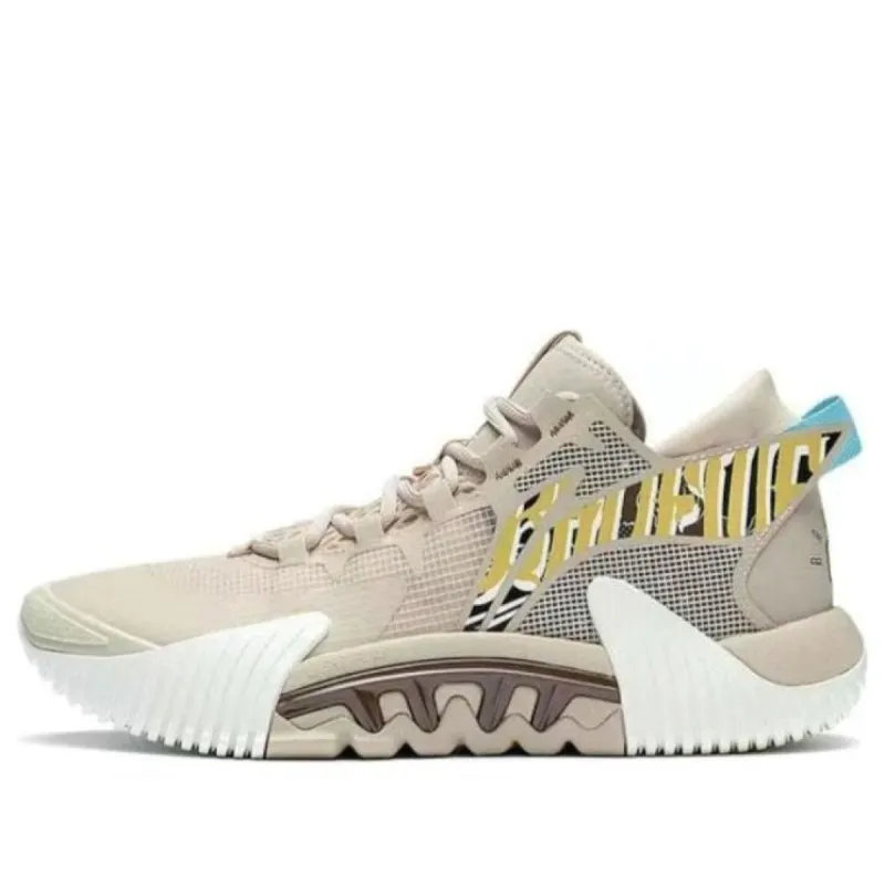 Li-Ning BadFive 2 Low 'White Brown' ABFS003-14 sold by KicksCrew