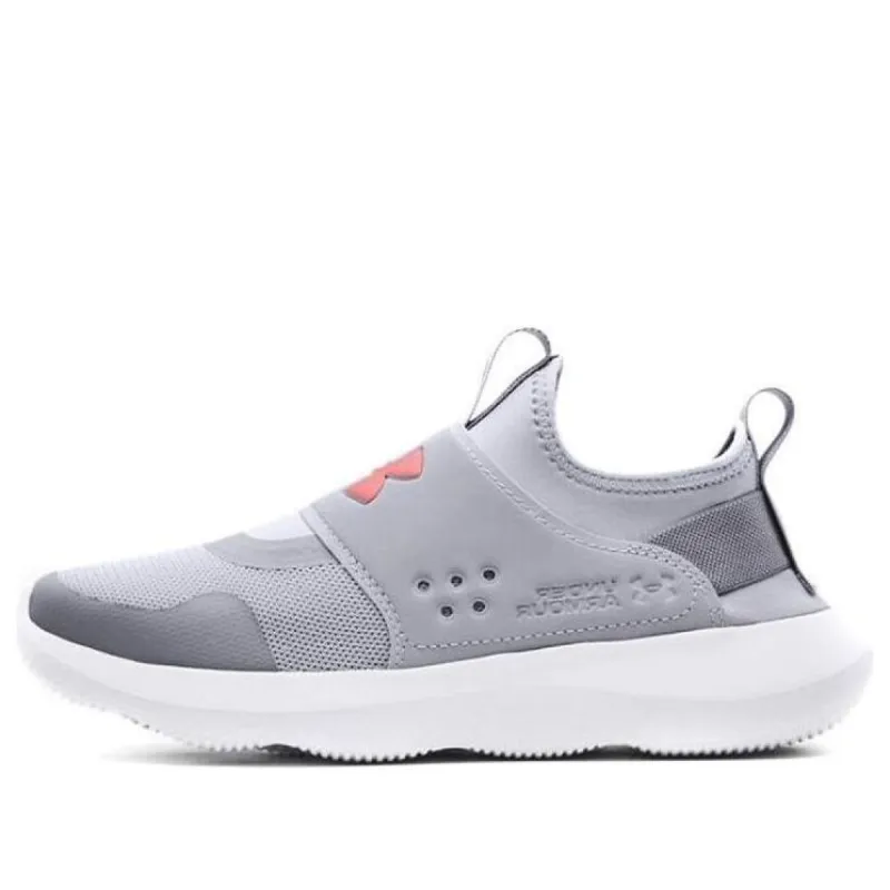 (WMNS) Under Armour Runplay 'Mod Grey Pink Clay' 3024871-107 sold by KicksCrew