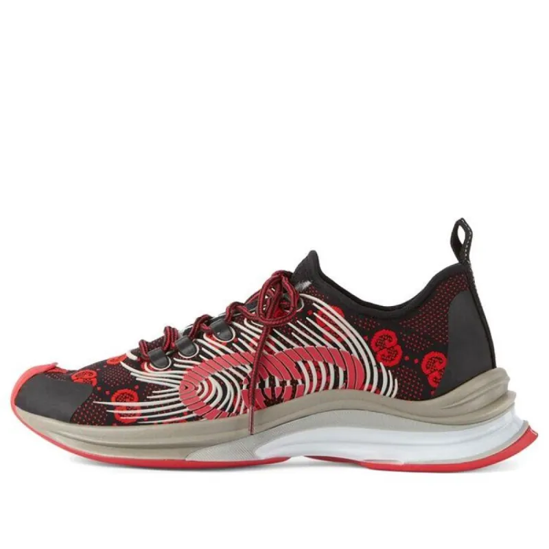 Gucci Run Sneaker 'Black Red' 680900-USN10-8490 sold by KicksCrew