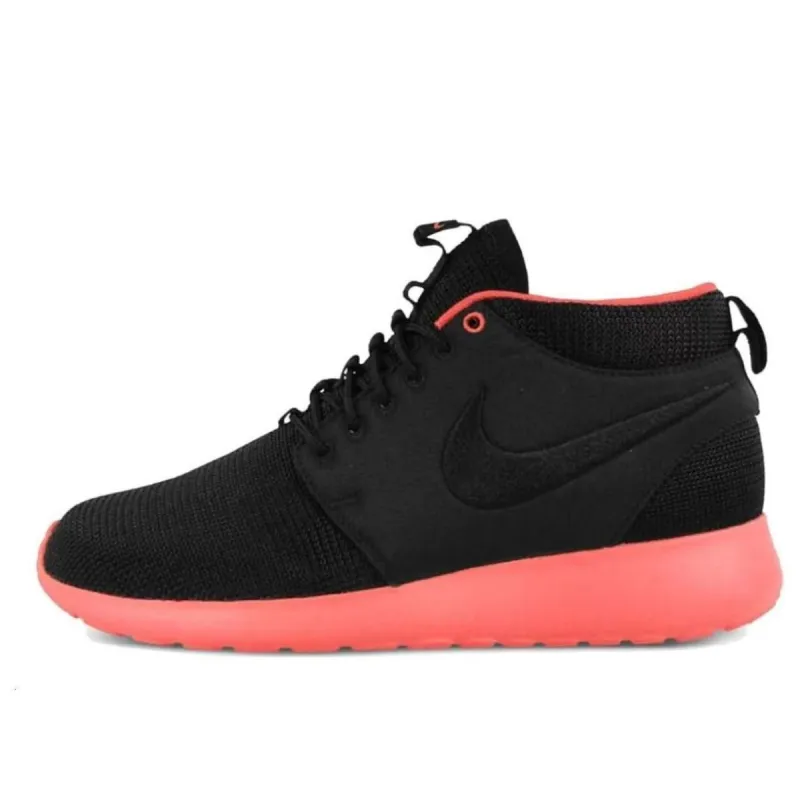 Nike Rosherun Mid 'Black Atomic Red' 599501-006 sold by KicksCrew