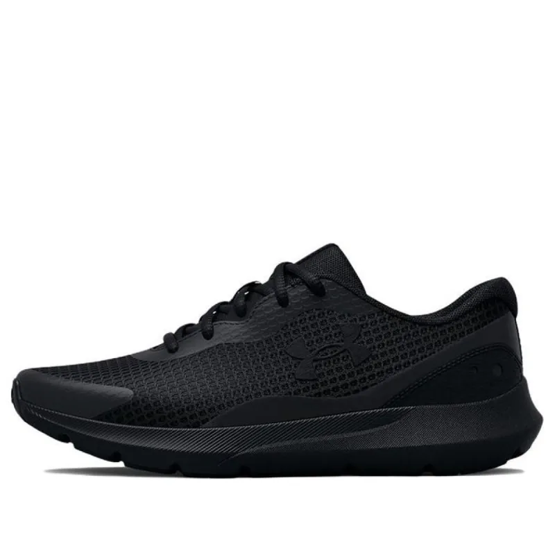 (WMNS) Under Armour Surge 3 'Triple Black' 3024894-002 sold by KicksCrew