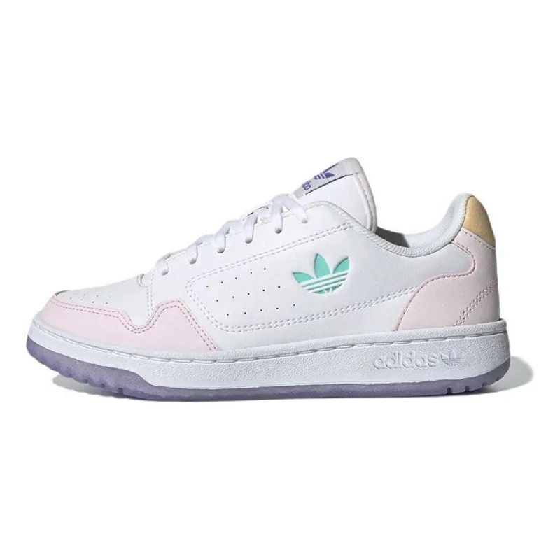 (GS) adidas originals NY 90 'White Light Purple Pink' GY1172 sold by KicksCrew