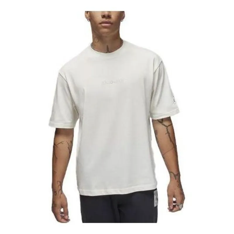 Air Jordan Wordmark T-Shirt 'Sail' FJ1969-133 sold by KicksCrew