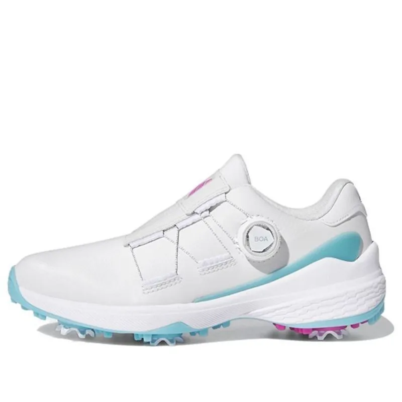 (WMNS) Adidas ZG23 BOA Lightstrike Golf Shoes 'White Preloved Blue' GZ2173 sold by KicksCrew