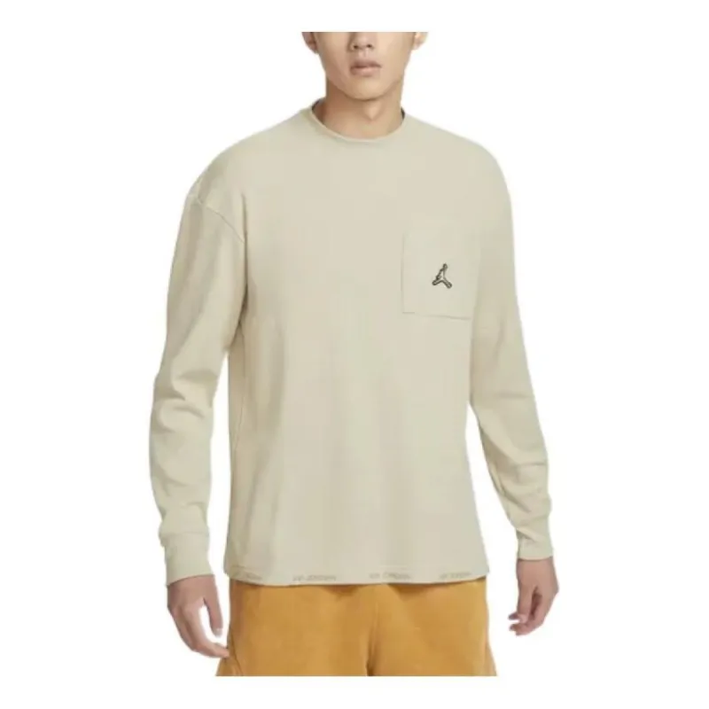 Air Jordan Essential Winter Long Sleeve T-Shirt 'Beige' DV1586-206 sold by KicksCrew