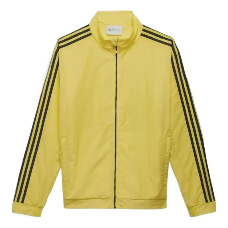 adidas originals x Pharrell Williams Shell Jacket 'Light Yellow' HS7622 sold by KicksCrew