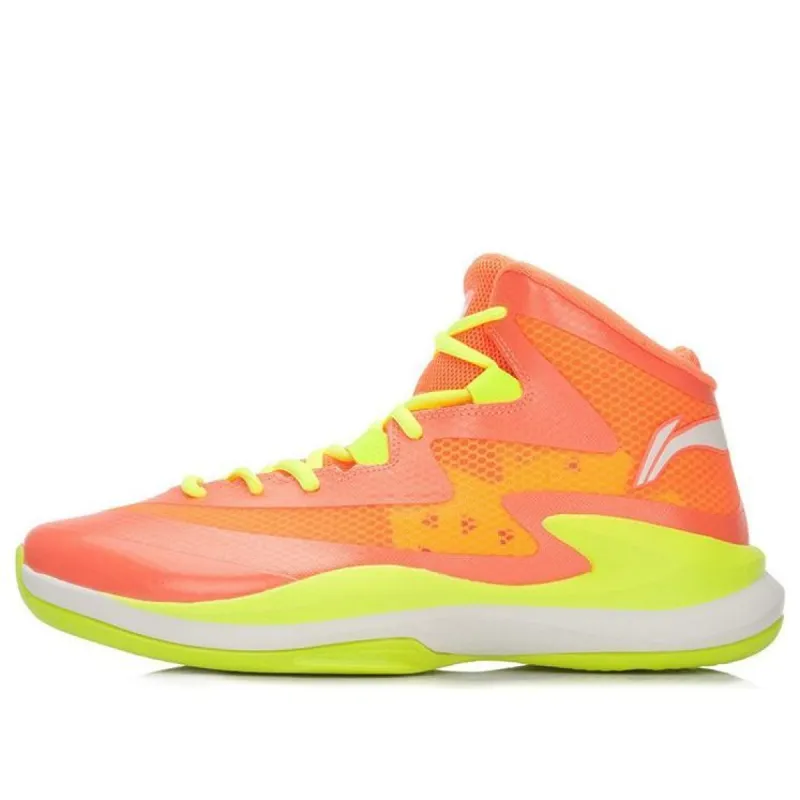 Li-Ning Superlight 13 High 'Orange Yellow' ABFL011-1 sold by KicksCrew