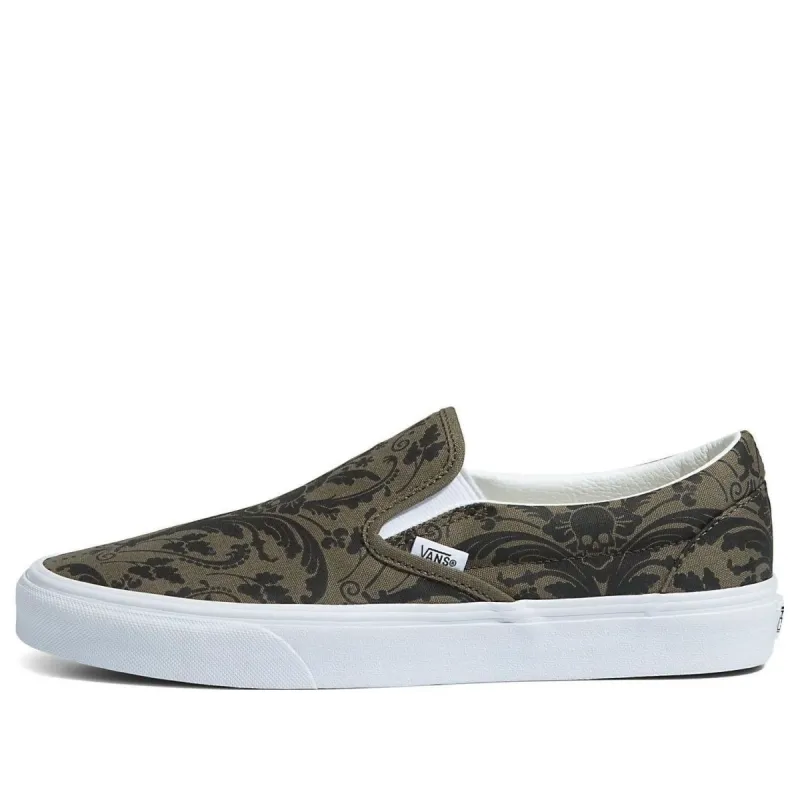 Vans Classic Slip-On Shoes 'Tapestry Grape Leaf' VN0A5AO80FI sold by KicksCrew