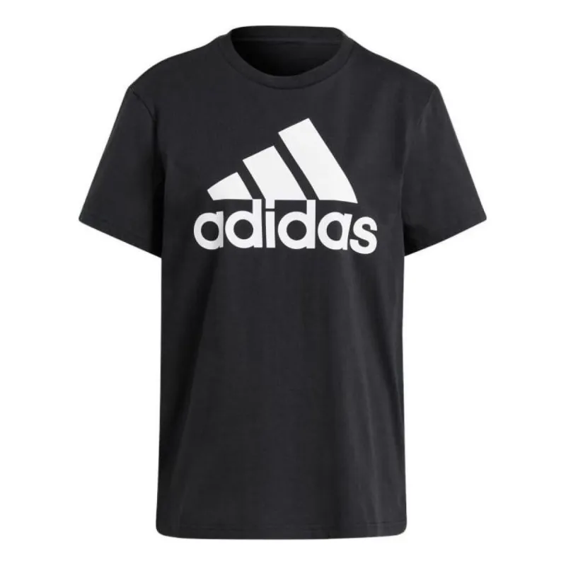 WMNS) adidas Essentials Rib T-shirt 'Black' IY9664 | Parallel