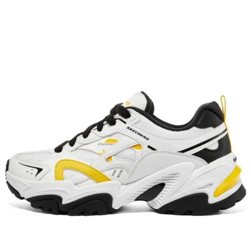 (WMNS) Skechers Sport Stamina V2 Shoes 'White Black Yellow' 896154-WYL sold by KicksCrew
