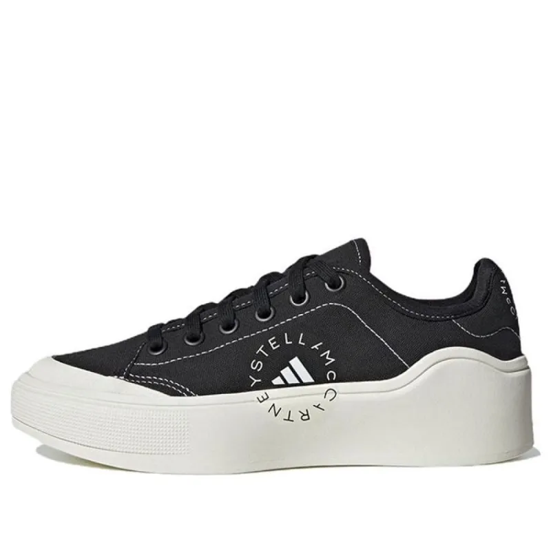 (WMNS) Adidas by Stella McCartney Court Shoes 'Core Black Off White' HP5702 sold by KicksCrew