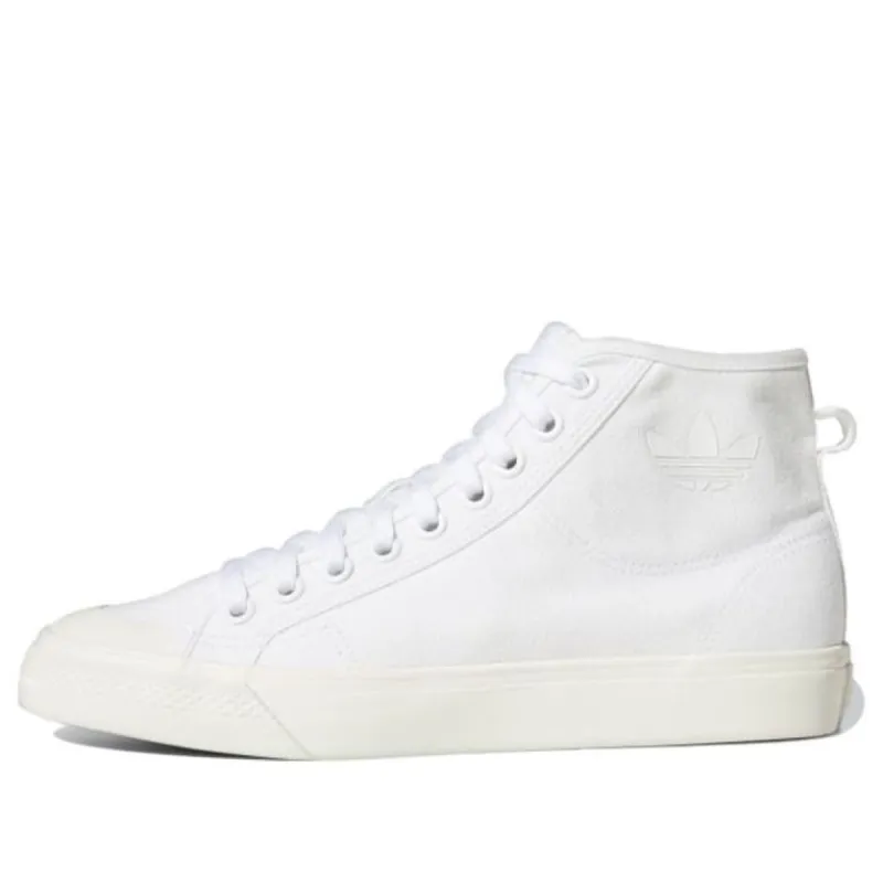 Adidas Originals Nizza High Top Shoes 'White' H01110 sold by KicksCrew