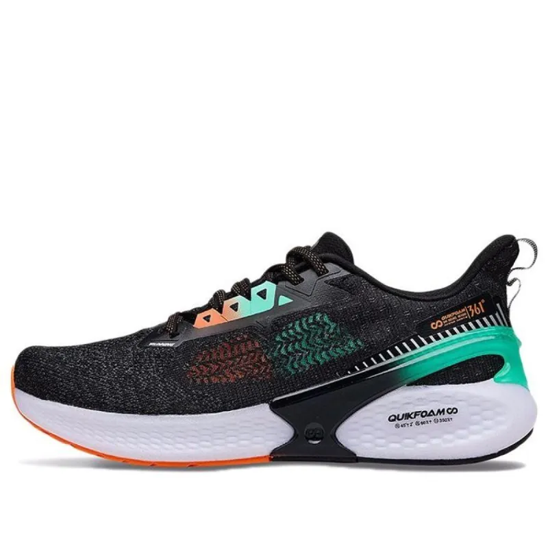 361 Three-Body3 Tech-System Sport Shoes 'Black Green' 572122288-7 sold by KicksCrew