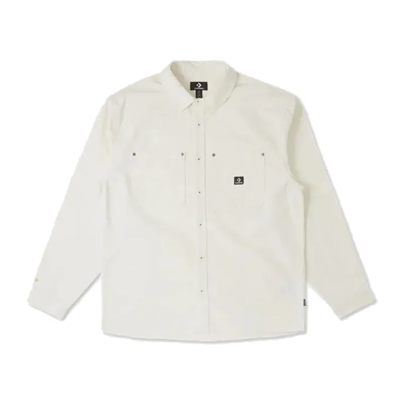 Converse One Star Woven Shirt 'White' 10026908-A01 sold by KicksCrew