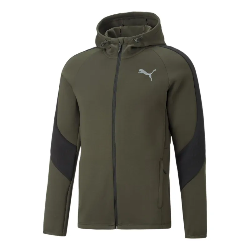 PUMA Evostripe Full Zip Hoodie 'Green' 672386-70 sold by KicksCrew