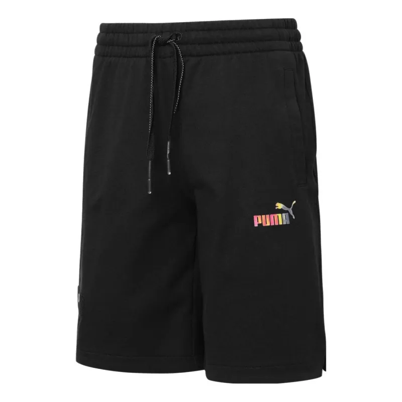 PUMA Worldwide French Terry Shorts 'Black' 671963-01 sold by KicksCrew