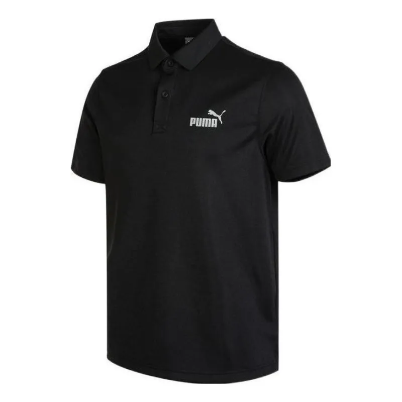 PUMA Essentials Polo Shirt 'Black' 671927-01 sold by KicksCrew