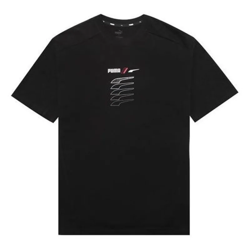 PUMA Rad/Cal Graphic Tee 'Black' 671716-01 sold by KicksCrew