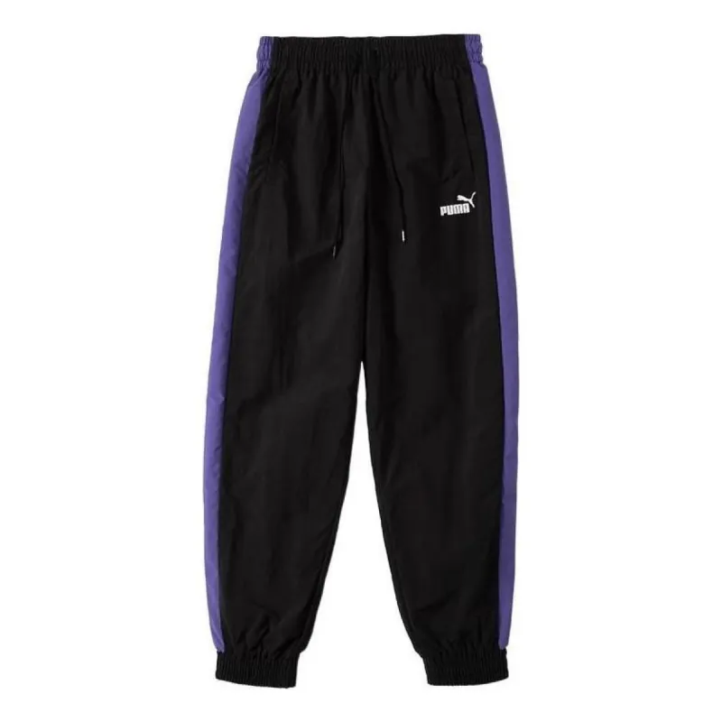 PUMA Panel Woven Pants 'Black' 671606-01 sold by KicksCrew