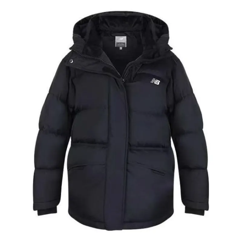 New Balance Outwear Puffer Down Jacket 'Black' NP94E021-BK sold by KicksCrew
