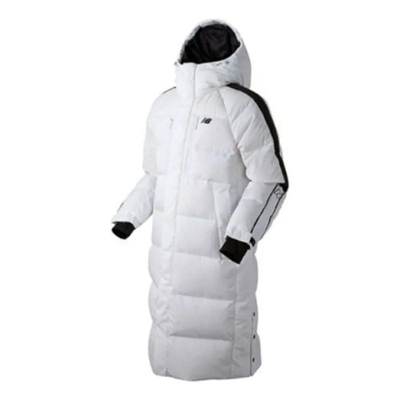 New Balance Warm Down Parka 'White Black' NP943033-10 sold by KicksCrew