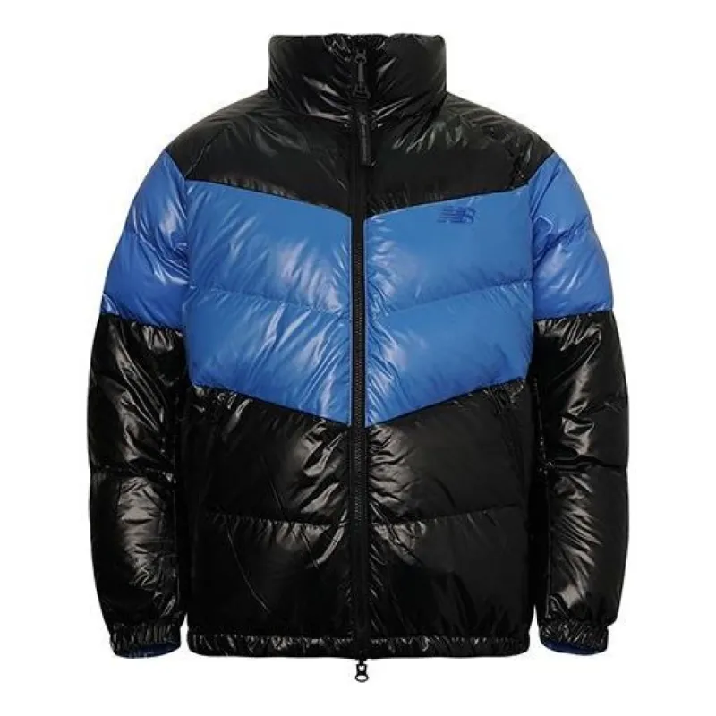 New Balance Regular Two Sides Puffer Coat 'Black Blue' NP943013-BL sold by KicksCrew