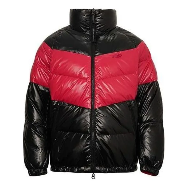 New Balance Regular Two Sides Puffer Coat 'Black Red' NP943013-RD sold by KicksCrew