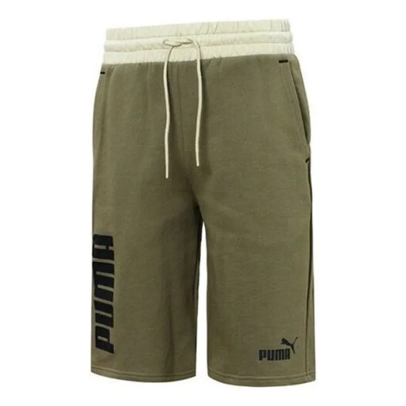PUMA Power Colourblocked Shorts 'Green' 670939-32 sold by KicksCrew