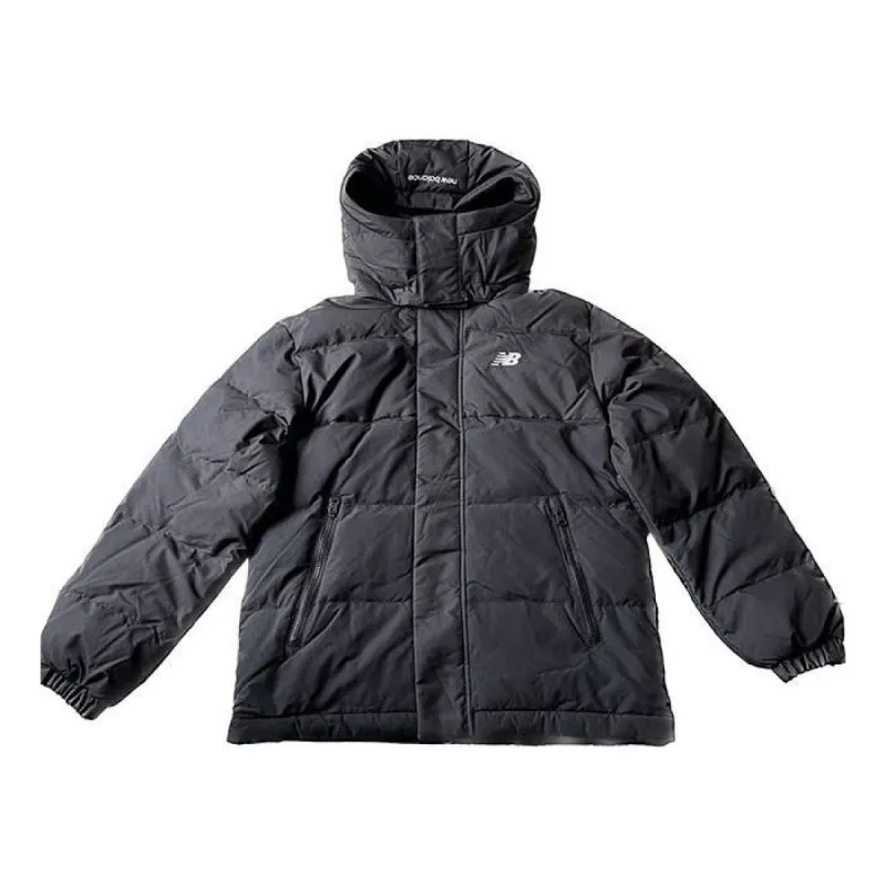 New Balance NBX Soft Alpine Icon Down Jacket 'Black' NP849011-BK sold by KicksCrew