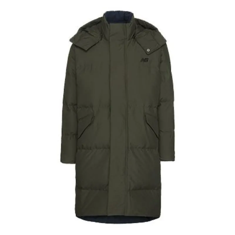 New Balance Two Sides Long Puffer Jacket 'Green' NP847021-KH sold by KicksCrew
