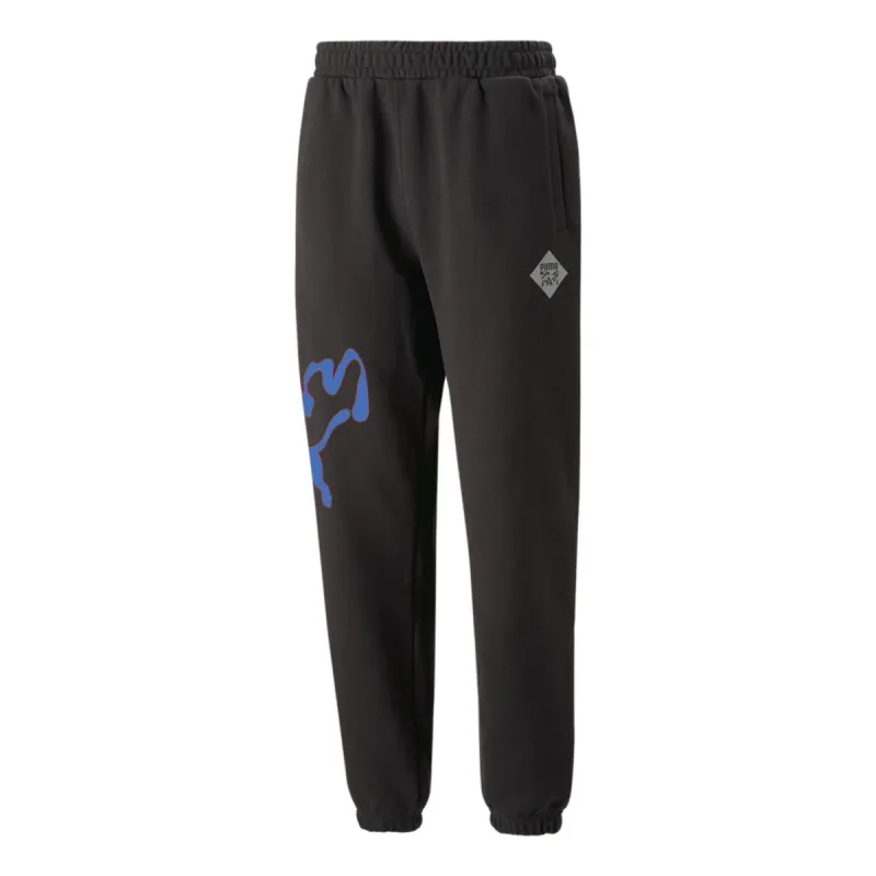 PUMA X Perks And Mini Graphic Sweatpants 'Black' 620229-01 sold by KicksCrew