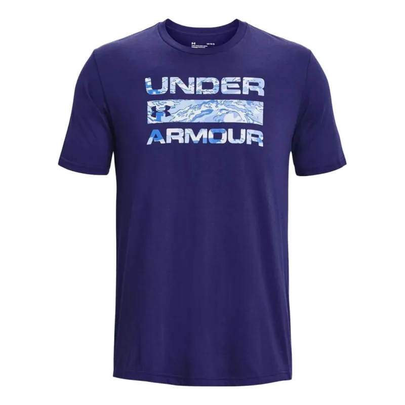Under Armour Stacked Logo Fill T-Shirt 'Purple Blue' 1361903-468 sold by KicksCrew