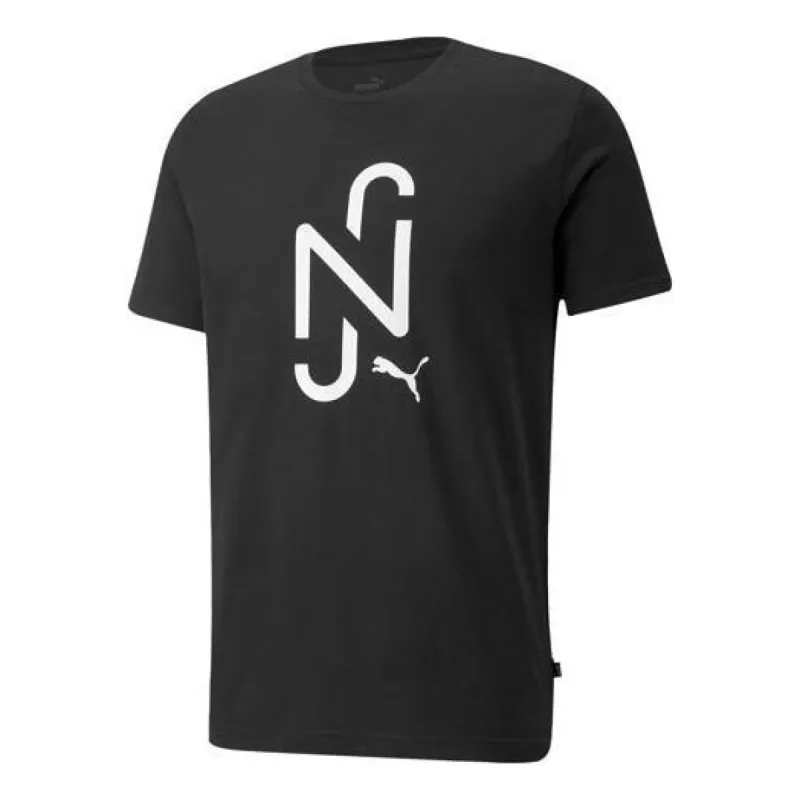 PUMA NJR 2.0 Logo Tee 'Black' 605536-01 sold by KicksCrew