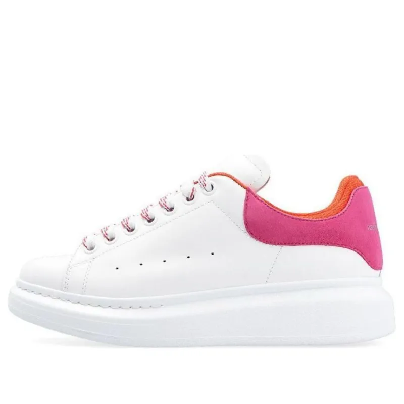 (WMNS) Alexander McQueen Oversized Low-Top Sneakers 'White Rose Pink' 697103WIBNH9858 sold by KicksCrew