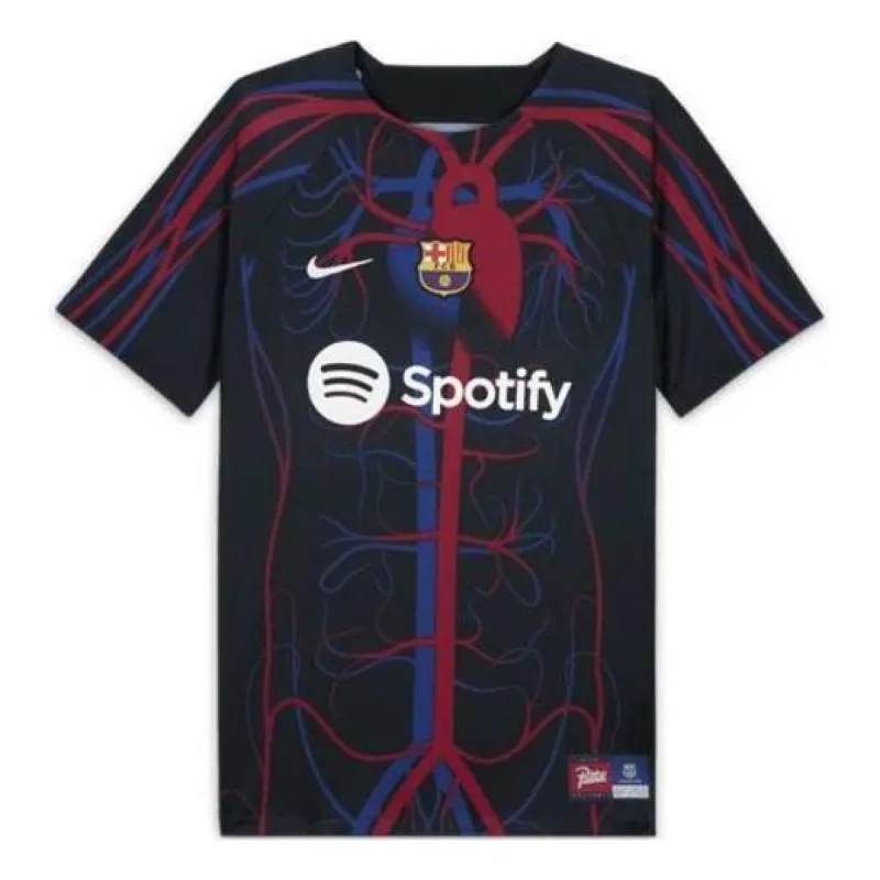 Nike x Patta Barcelona Dri-FIT Jersey 'Navy Red' FD2372-011 sold by KicksCrew