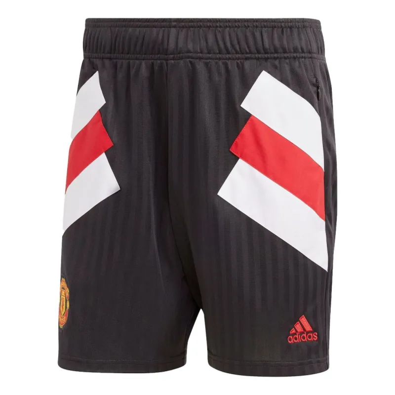 adidas Manchester United Icon Shorts 'Black' HT2001 sold by KicksCrew