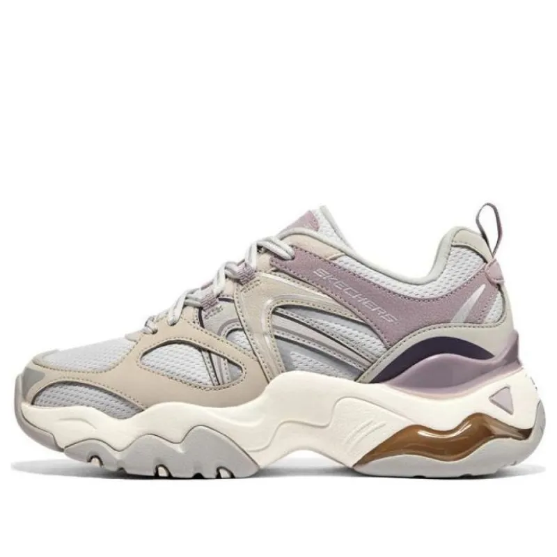 Skechers DLites 3.0 Air Sneakers 'Grey Purple Beige' 896150-GYPR sold by KicksCrew