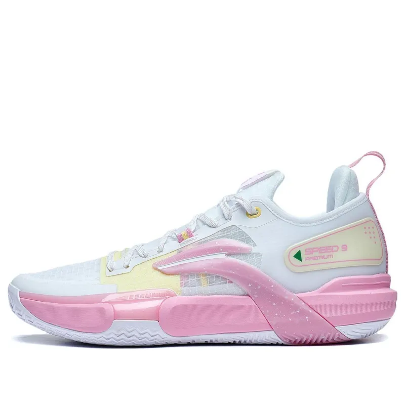 Li-Ning Speed 9 'White Pink' ABAT023-1 sold by KicksCrew