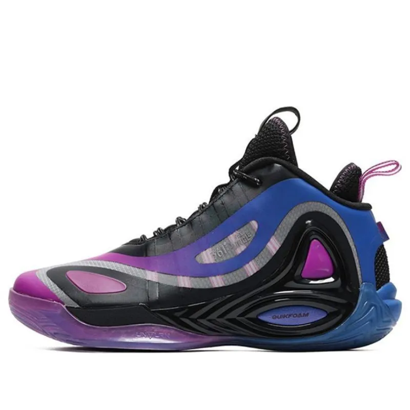 361 x Aaron Gordon Qu!ck Foam Basketball Shoes 'Black Purple Blue' 572031114-3 sold by KicksCrew