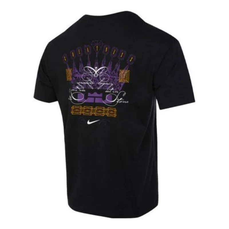 Nike Performance LBJ T-Shirt 'Black' FJ2351-010 sold by KicksCrew