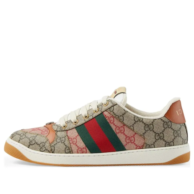 GUCCI Screener Year Of The Rabbit Sneakers 'Brown Beige' 722605-FABFO-9791 sold by KicksCrew