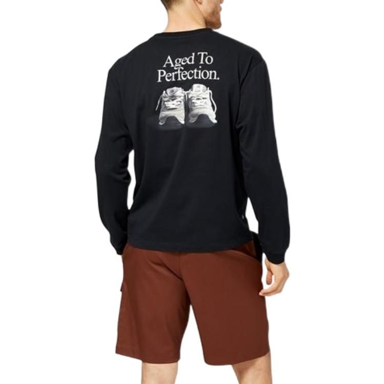 New Balance Athletics Legacies Perfection Long Sleeve T-shirt 'Black' AMT23572-BK sold by KicksCrew product image thumbnail 2