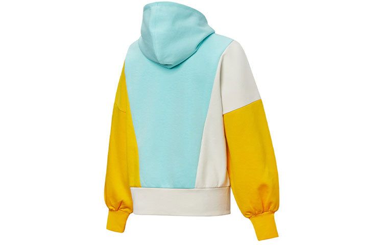 (WMNS) Puma Panelled Hoodie 'Blue Yellow White' 532184-33 sold by KicksCrew product image thumbnail 2