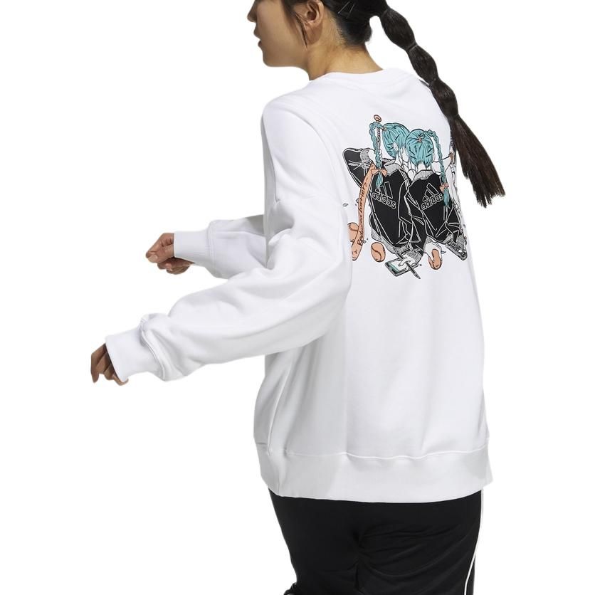 (WMNS) Adidas x Atmos Pink x Jenny Kaori Long Sleeve Shirts 'White' GT0093 sold by KicksCrew product image thumbnail 3
