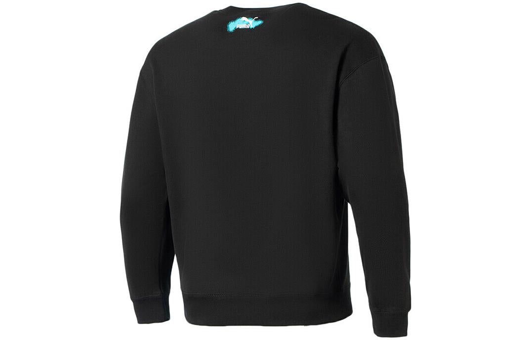Puma Logo International Sportswear Sweatshirt 'Black' 536303-01 sold by KicksCrew product image thumbnail 2