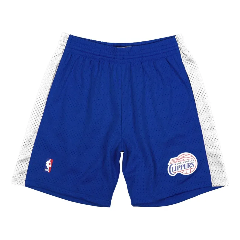 Mitchell & Ness NBA Swingman Los Angeles Clippers 2002 Shorts 'Blue White' SMSHGS20039-LACROYA02 sold by KicksCrew