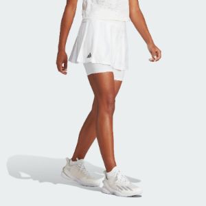(WMNS) adidas Pleat Skirt Pro 'White' IA7025 sold by KicksCrew