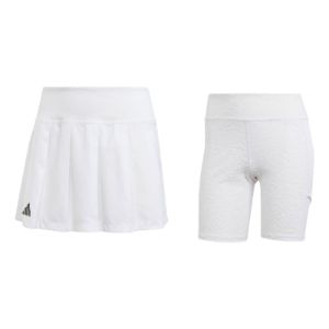 (WMNS) adidas Pleat Skirt Pro 'White' IA7025 sold by KicksCrew